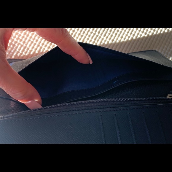 Celine long blue wallet - Picture 8 of 14